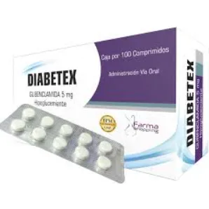 DIABETEX GLIBENCLAMIDA 5 MG CAJA X 100 COMPRIMIDOS - Ecofarma